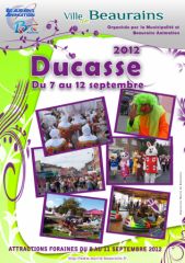 Affiche Ducasse 2012