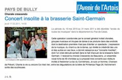 Article Avenir de l'Artois - Crescendo / Page24